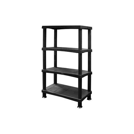 2 x 4 Tier Plastic Shelving Units Great For Storage Home & Garage