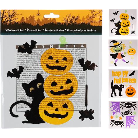 Sticker gel Halloween modello assortito PERAGA CHRISTMAS