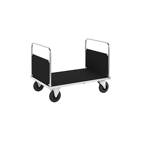 Kongamek Carrello zincato a pianale 2 sponde frontali lungh