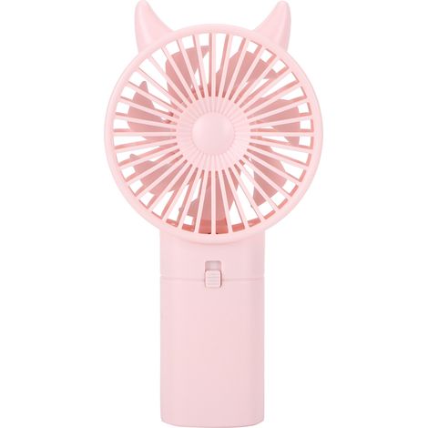 Mini ventilateur portable à main mignon ventilateur de refroidissement électrique muet pour bureau à domicile voyage rose (1/5)