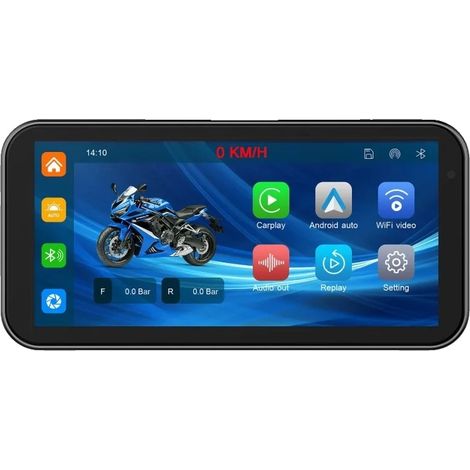 Touchscreen per moto, doppia telecamera 1080P, navigazione GPS, SS-MTF3-P-PL (1/2)