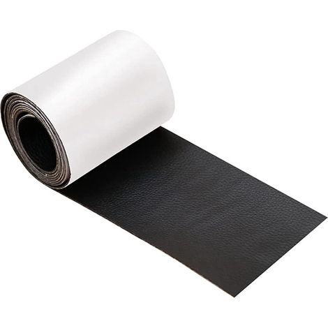 Kit de réparation pour cuir autocollant - 7,6 x 152 cm - Simili cuir autocollant - Patch de réparation - Réparation - Rapide et facile - Réparation cuir - Patch cuir - Autocollant (1/5)