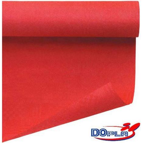 Dopla Tovaglia Rotolo Carta Rosso 1,20x7m Monouso