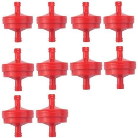 10 PCS Filtre à Carburant pour Tondeuse à Gazon Filtre Essence Tondeuse à Gazon Filtre Essence Tondeuse à Gazon Filtre à Carburant pour Briggs & Stratton 298090 298090S 1/4 "Ligne de Carburant (1/5)