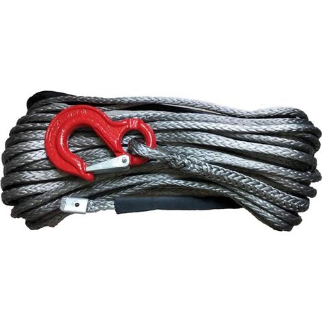 Corde de remorquage 16 mm X 30 m synthétique de Haute qualité Winch Fibre de Corde avec Crochet