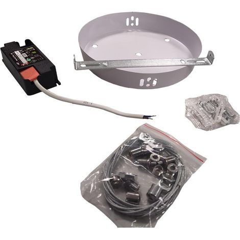 Kit fissaggio pannello led sospensione diametro 60 iolume kitio60100