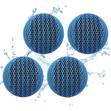 4 Pièces Absorbeur D'écume de, 7cm Absorbeurs de Mousse de Spa, Absorbeur D'huile de Piscine, Nettoyant pour Spa, Réutilisable, pour Absorber L'écume