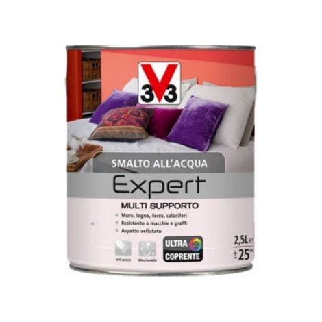 V33 - SMALTO ALL'ACQUA EXPERT MULTISUPPORTO GRIGIO CHIARO 125ML (1/3)