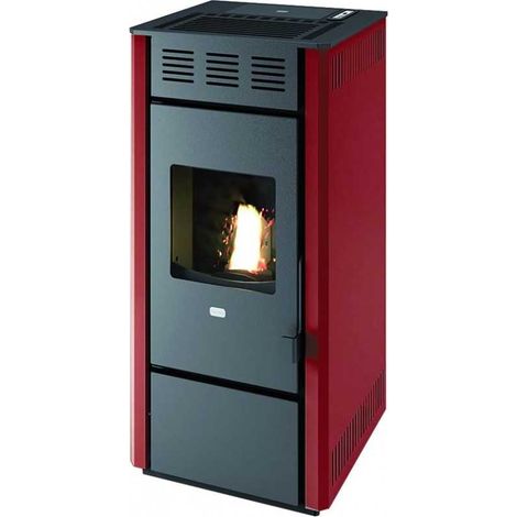 Poêle à pellets Punto Fuoco Martina 14 12 kW Rouge