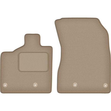 Tapis de sol avant pour : Nissan X-Trail IV T33 MHEV (2022-) beige (1/5)