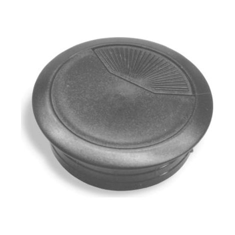 Tapas pasacables - 72mm / Plástico gris