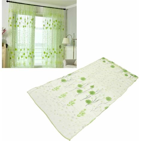 [Voile] Multifonction Polyester Fleur Modèle Standard Motif Décoratif Design Textile Léger 200x100cm 1 Pièce (1/5)
