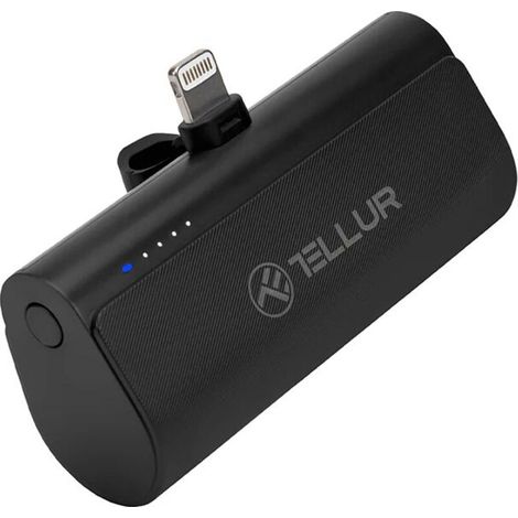 Batería externa Tellur PD203 de 5000 mAh, color negro (1/3)