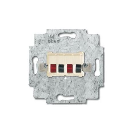 Busch-Jaeger Lautsprecher-Anschlussdose 2fach, weiß 0248/02-101 (1/5)