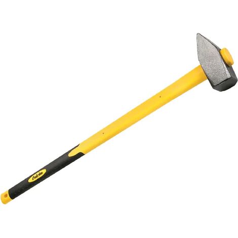 Mazza tedesca con manico lungo 91 cm realizzato in fibra di vetro e gomma -4 kg (1/2)