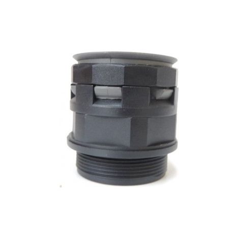 Raccord droit pol. noir NYLOFIX N°36-Pg 36 BLM 311365