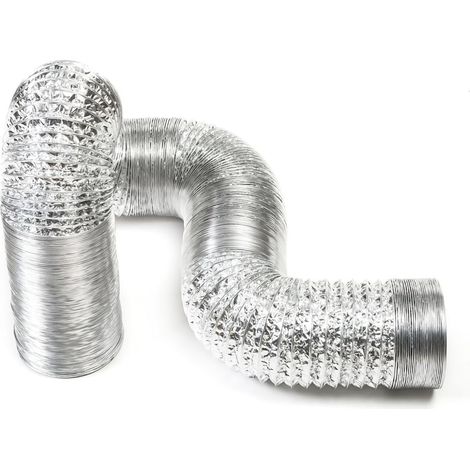 1 Tuyau flexible de ventilation 250 mm 3 m Aluminium Polyester Chauffage Refroidissement Serre Cave