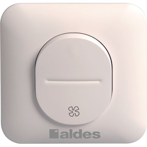 Accesorio VMC Aldes Botón Pulsador Blanco 8cm x 3cm