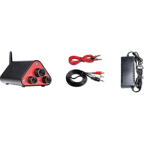 2-Kanal-Stereo-Verstärker, HiFi-Receiver, HiFi-Klang, kompakte Größe, ideal für Heim-Audiosysteme, EU-Stecker (1/5)