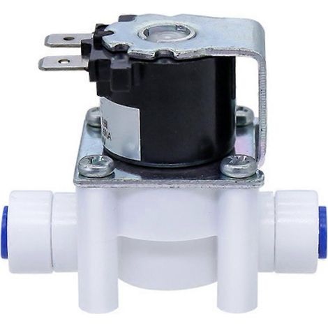 24V Inlet Solenoid Valve pour Pure eau machine eau purificateur Reverse Osmosis système avec 2 Point rapide Connect (1/5)