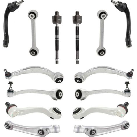 KIT BRACCIO OSCILLANTE 14 PEZZI COMPATIBILE CON PORSCHE MACAN (95B) 2.0 / Kit Sospensione Completo OE/OEM / Bracci Oscillanti + Testine Sterzo / Sostituzione Diretta OEM