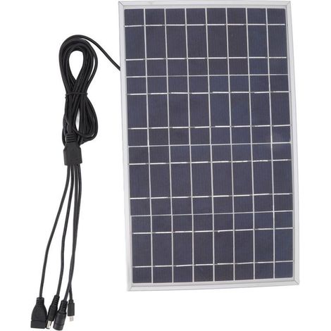 Chargeur de batterie extérieur de panneau de charge solaire de rendement élevé de panneau solaire de 8V 15W pour le bateau de voiture de ménage (1/5)