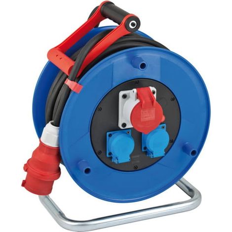 Brennenstuhl 1237980 Kabeltrommel 30.00 m Schwarz CEE-Stecker 16 A 5polig