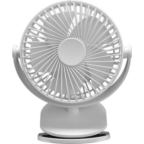Ventilador de sobremesa inalámbrico Peñafiel motor DC 5W blanco (1/3)