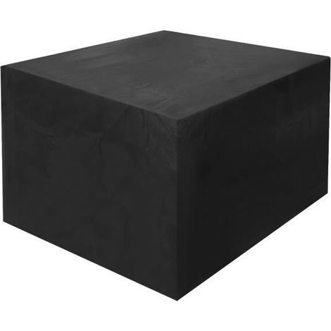Gartenmöbelabdeckung – 130 x 130 x 75 cm, wasserdicht, Schutzhülle für Gartentische/Stühle (1/4)