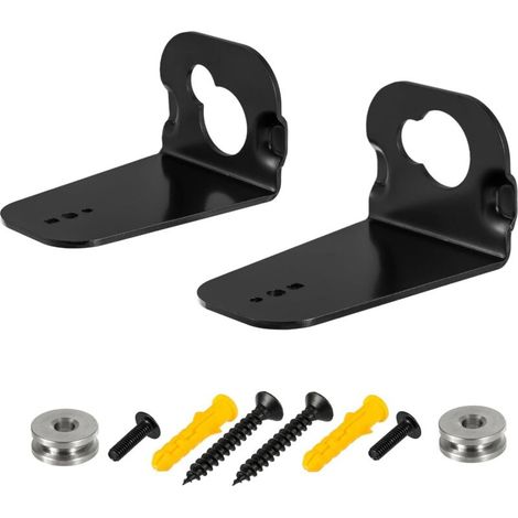 Kompatibel mit LG/HW-M450, HW-M550, HW-M430, HW-M360 und HW-MM45: Wandhalterung mit integriertem Kabelmanagement, Zubehör für Smart-Home-Lautsprecher (Schwarz), 1 Stück