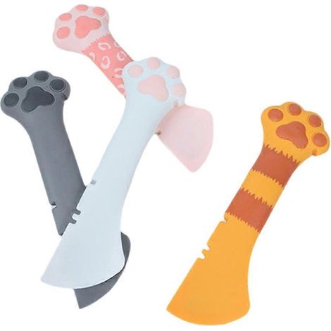 Chat Claw multifonction animal Can Opener Spoon chiot Feeding Spoon chat et chien mangeoire Shovel animal Tableware (1/5)