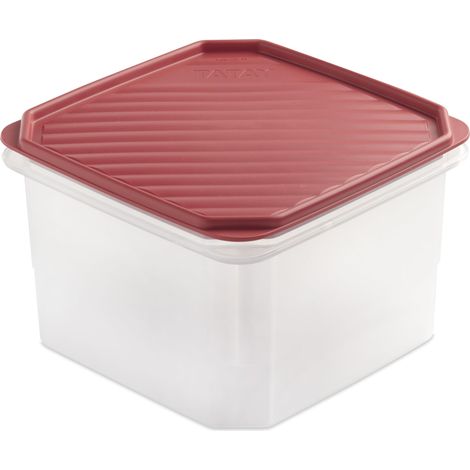 Boîte Alimentaire Plastique 2,9 L Flex, 18,5 x 18,5 x 12,2 cm (1/5)