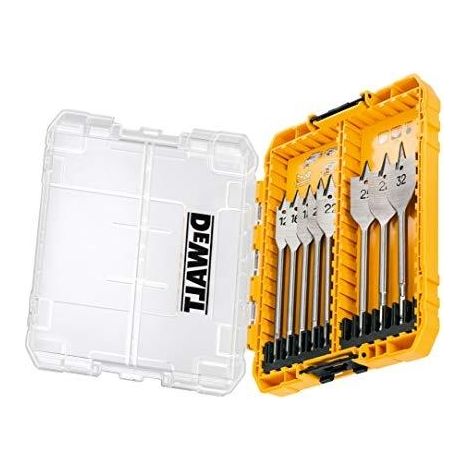 Flatbit ensemble pour le bois DeWalt DT70750 12-32 mm 8 unités (1/2)