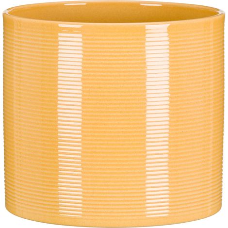 Scheurich pot de fleurs en céramique. couleur : Zabaione. 19 cm de diamètre. 17 cm de hauteur. 4 l vol.