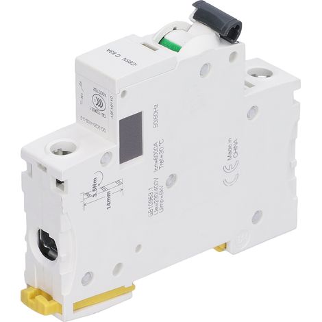 Disjoncteur modulaire 63A 230V/400V, basse tension, rail DIN, protection distribution électrique (1/5)