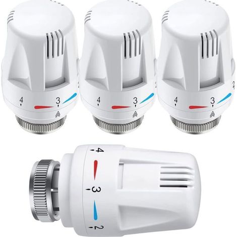 Lot 4 têtes thermostatiques M30x1,5 – antigel – radiateurs compacts (1/5)