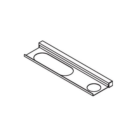 HEWI 950.13.0006 Profil pour lavabo DX avec tablette (1/2)