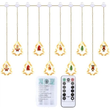 Christmas Decoration Lights, 50 LED 3M Waterproof USB String Lights, Fairy Lights, 8 Lighting Modes, Lights for Christmas, Window, Party, Terrace, Patio, Garden (Mo (1/5)