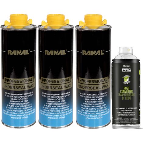 3 cere anticorrosione per la manutenzione del telaio 1L + 1 antiruggine 400ml (1/4)