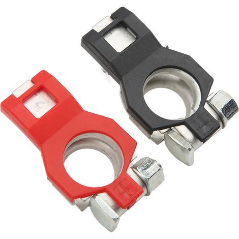 2pcs Bornes de Batterie Positif Négatif Set 243407F000 243407F001 Connecteur de Câble Pince Remplacement pour INFINITI (1/5)