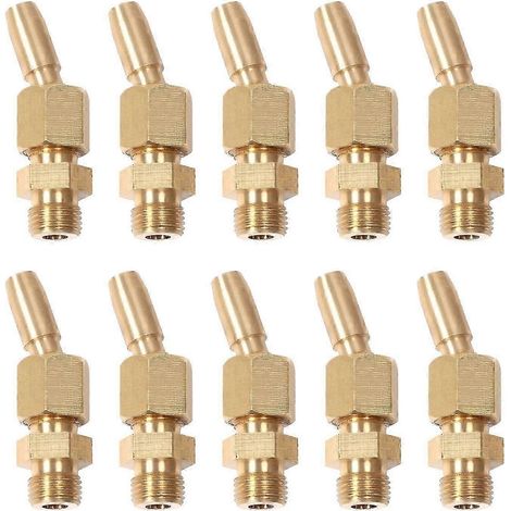 10Pcs 1/8" DN6 Brass Water Spray Nozzles for Fountain Pond Garden Landscape Decoration (1/5)