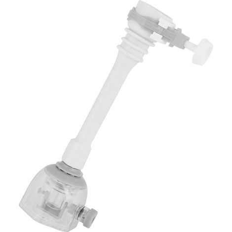 18 cm lange, ausziehbare Küchenarmatur in Grau, wassersparende Anti-Spritz-Armatur, verstellbarer Brauseauslauf, Brausekopf für Spülbecken (1/5)