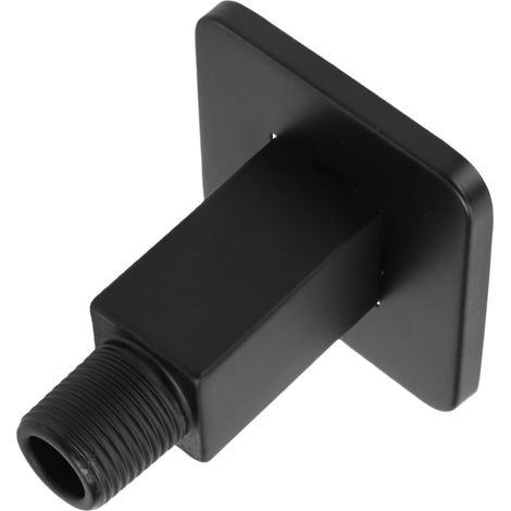 Black Stainless Steel Straight Shower Arm Leak Proof Ceiling