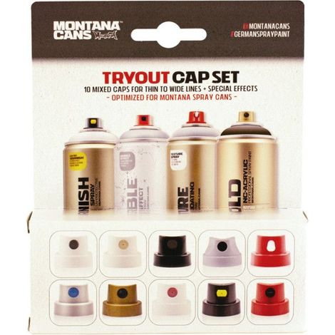 Caps - Buses pour bombes de peinture - Montana Cans - 10 modèles assortis