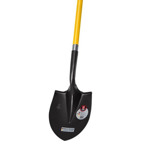 Idealspaten Spatenschaufel Ideal klein schwarz Fiberglas