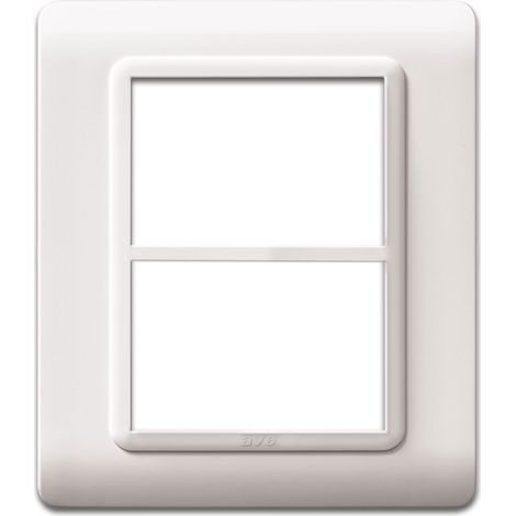 Placca Tecn.44 Bianco Ral9010 3+3M AVE 44PY033B