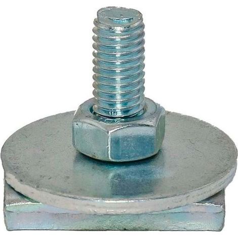 Dalsys Hammerkopfschraube für Montageschiene 38/40 Silber, zur Anwendung an einer Installationsschiene, verzinkter Stahl - M8x80, 50 Stück