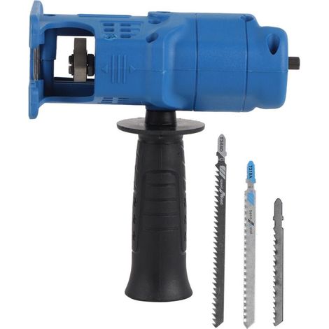 Scie alternative domestique, perceuse électrique modifiée en scie sauteuse, outil Portable pour le travail du bois et la coupe du plastique (1/5)