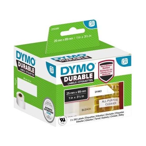 DYMO LW-Kunststoff-Etiketten, 2 Rollen a 350 Etiketten (2112285) (1/4)