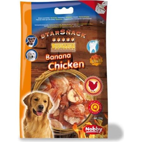Nobby StarSnack Barbecue Banana Chicken 113 g Soft Snack